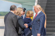 President Trump and Mrs Trump Arrive in Ohio