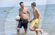 NEWS - Italien: Matteo Salvini am Strand von Milano Marittima