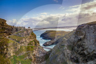 Tintagel Castle new footbridge