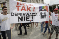 LGBT March for Equality in Plock, Poland 