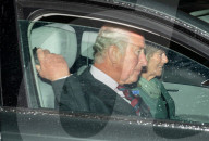 Members of The Royal Family Accompany The Queen to Crathie Kirk