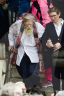 PEOPLE - Michael Lonsdale an der Beerdigung von Jean-Pierre Mocky in Paris