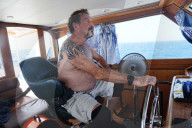 John McAfee on his boat
