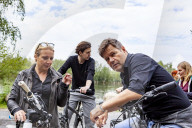 NEWS - Deutschland: Fahrradtour mit Grünen-Chef Robert Habeck im Umland von Hoyerswerda 