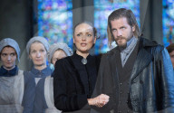 Macbeth by William Shakespeare.Produced by Antic Disposition at Temple Church, London.
