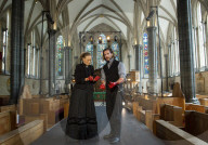 Macbeth by William Shakespeare.Produced by Antic Disposition at Temple Church, London.