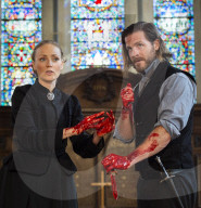 Macbeth by William Shakespeare.Produced by Antic Disposition at Temple Church, London.