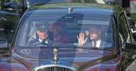 PEOPLE - Die britischen Royals auf dem Weg zur Kirche in Balmoral