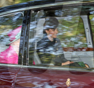 PEOPLE - Die britischen Royals auf dem Weg zur Kirche in Balmoral