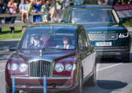 PEOPLE - Die britischen Royals auf dem Weg zur Kirche in Balmoral