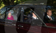 Large Royal Attendance At Crathie Kirk Sunday Service