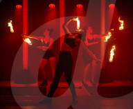 Australian circus sensation Rouge at the Underbelly Festival London with its outrageous brand of adult circus.