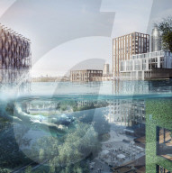 FEATURE - Im durchsichtigen Pool hoch oben zwischen Luxus-Häusern in London schwimmen