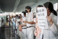 NEWS - China: Proteste von Spital-Angestellten und Studenten in Hongkong