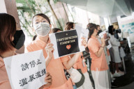 NEWS - China: Proteste von Spital-Angestellten und Studenten in Hongkong