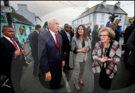 Mike Pence visit to ancestral Clare village