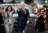 Mike Pence visit to ancestral Clare village
