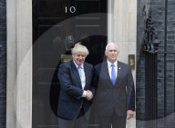 Mike Pence
Vice President of the United States meets Boris Johnson British Prime Minister on the step of 10 Downing Street, London, Great Britain 
5th September 2019
