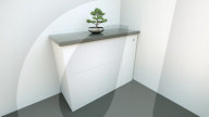 FEATURE - Klapptoilette macht das Beste aus begrenztem Platz im kleinsten Raum des Hauses
