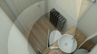 FEATURE - Klapptoilette macht das Beste aus begrenztem Platz im kleinsten Raum des Hauses