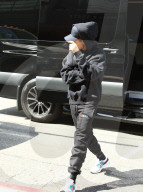 PREMIUM EXCLUSIVE Justin Bieber Looks Unhappy After Hailey Ditches Him For Solo Lunch Outing
