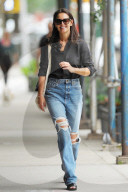 Katie Holmes Looking Happy While Walking in Manhattan