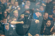 NEWS - Pyros am Derby zwischen dem HSV und St. Pauli in Hamburg