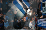 NEWS - Pyros am Derby zwischen dem HSV und St. Pauli in Hamburg
