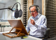 David Cameron writing his book