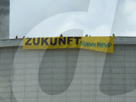 NEWS - Klimaprotest in Hamburg Moorburg