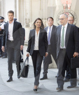 Gina Miller leaves the Supreme Court after it hears from her lawyers and government lawyers for the last time.
Supreme Court, Westminster, London, Great Britain 
19th September 2019

Gina Miller
