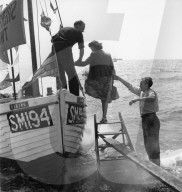 Brighton beach 1950