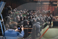 NEWS - Banksys Werk "Devolved Parliament" wird versteigert