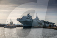 BRITAINíS SECOND CARRIER SETS SAIL FOR SEA TRIALS