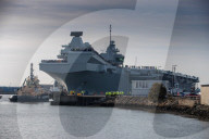 BRITAINíS SECOND CARRIER SETS SAIL FOR SEA TRIALS