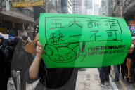 NEWS -  China: Weitere massive Proteste in Hongkong