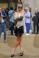 PEOPLE - Rita Ora on her way to the Miu Miu Fashion show