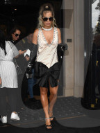PEOPLE - Rita Ora on her way to the Miu Miu Fashion show