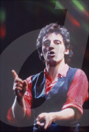 Bruce Springsteen plays