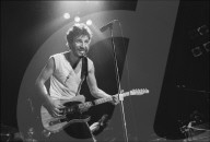 Bruce Springsteen plays