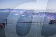 Red Arrows Flypast over Golden Gate Bridge