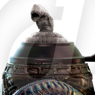 FEATURE - Bierkrug für Aliens im Design à la  H.R. Giger