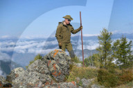 NEWS - Russlands Präsident in der sibirischen Taiga