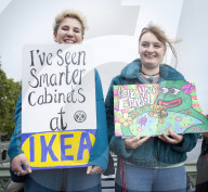 Extinction Rebellion activists in London, Great Britain 
7th October 2019 

On Westminster Bridge and Trafalgar Square, London.