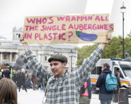 Extinction Rebellion activists in London, Great Britain 
7th October 2019 

On Westminster Bridge and Trafalgar Square, London.