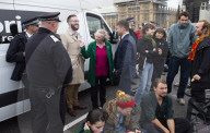 Extinction Rebellion activists in London, Great Britain 
7th October 2019 

On Westminster Bridge and Trafalgar Square, London.