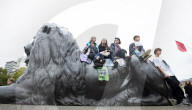 Extinction Rebellion activists in London, Great Britain 
7th October 2019 

On Westminster Bridge and Trafalgar Square, London.