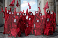 NEWS - Weltweiter Klimaprotest: Extinction Rebellion Aktivisten demonstrieren in Berlin