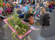 NEWS - Weltweiter Klimaprotest: Extinction Rebellion Aktivisten demonstrieren in Berlin