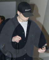 PREMIUM EXCLUSIVE Taron Egerton of 'Rocketman' Maintains Low Profile At LAX